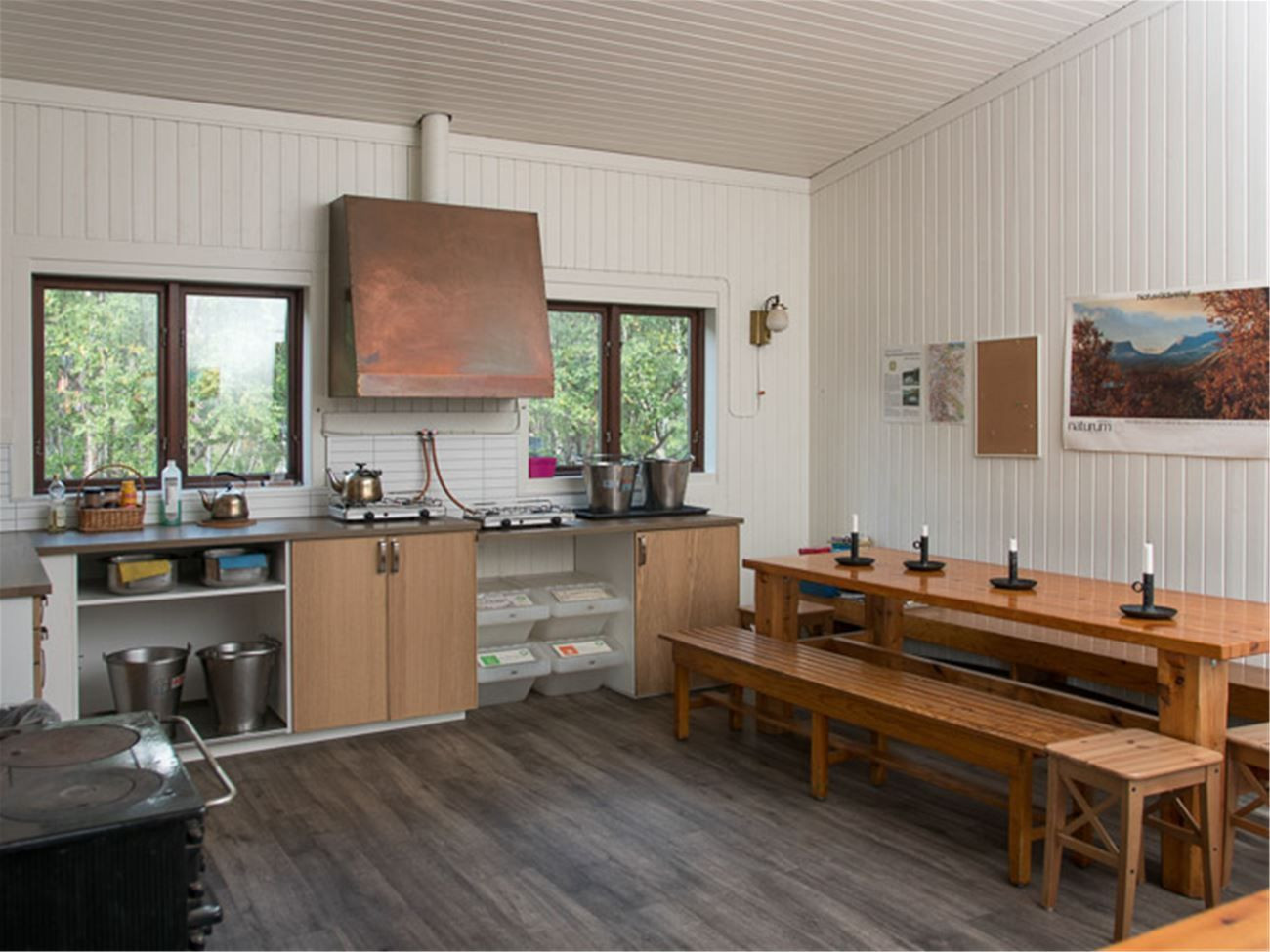 Cucina del rifugio di Abiskojaure - Lapponia - Svezia