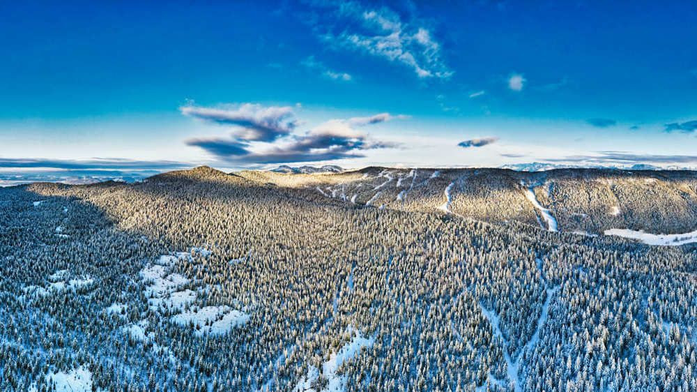 Veduta aerea di Autrans - Vercors - Francia