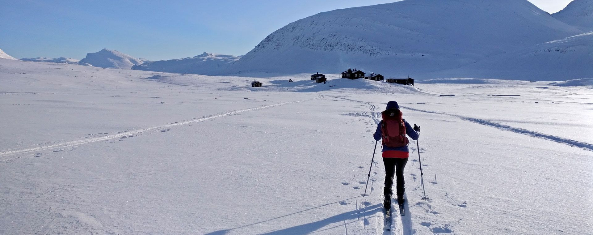 Arrivo al rifugio del Sentiero Reale - Lapponia - Svezia