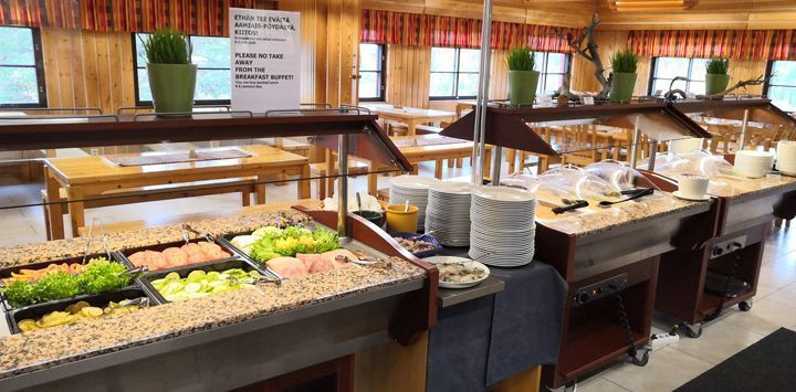 Buffet del centro nordico di Kiilopää