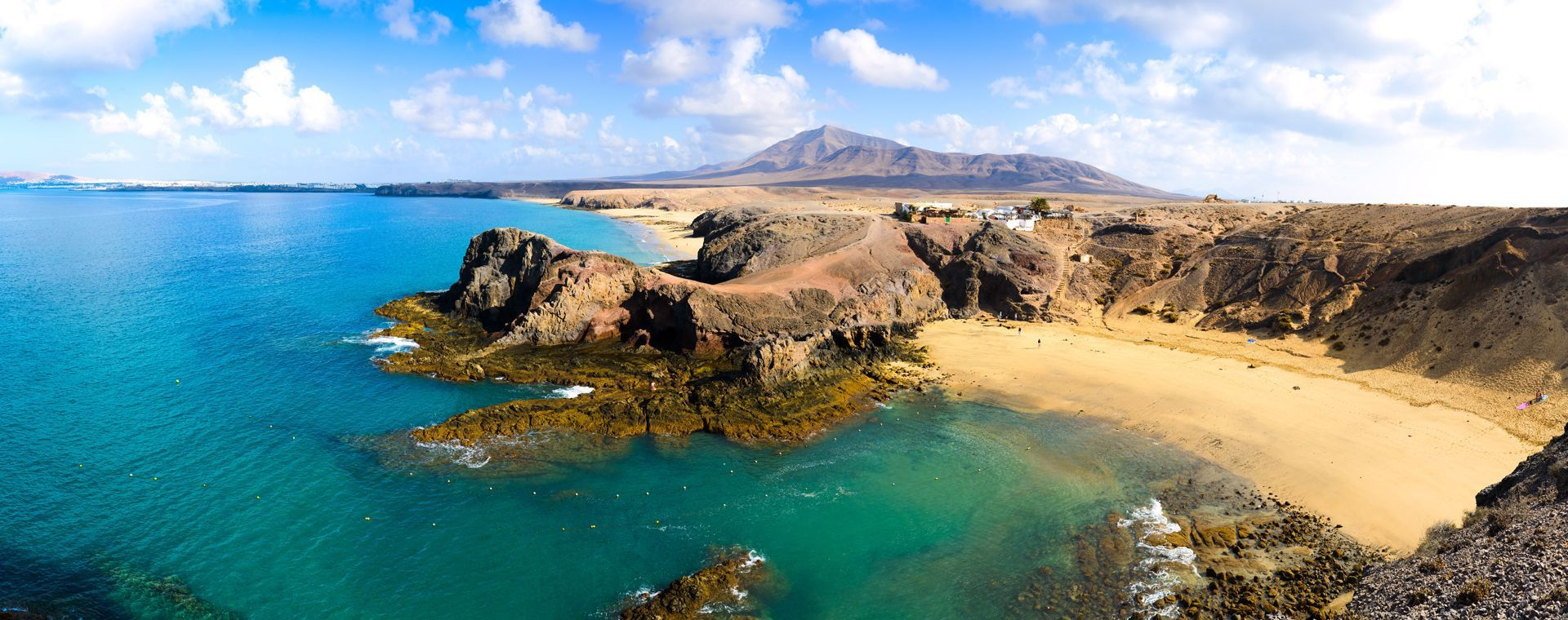 Spiaggia e caletta selvaggia di Papagayo - Lanzarote - Isole Canarie - Spagna