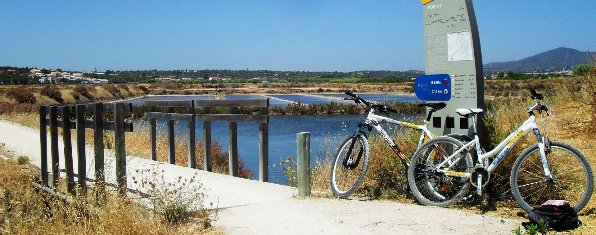 In bicicletta lungo l’Ecovia - Olhão - Algarve - Portogallo
