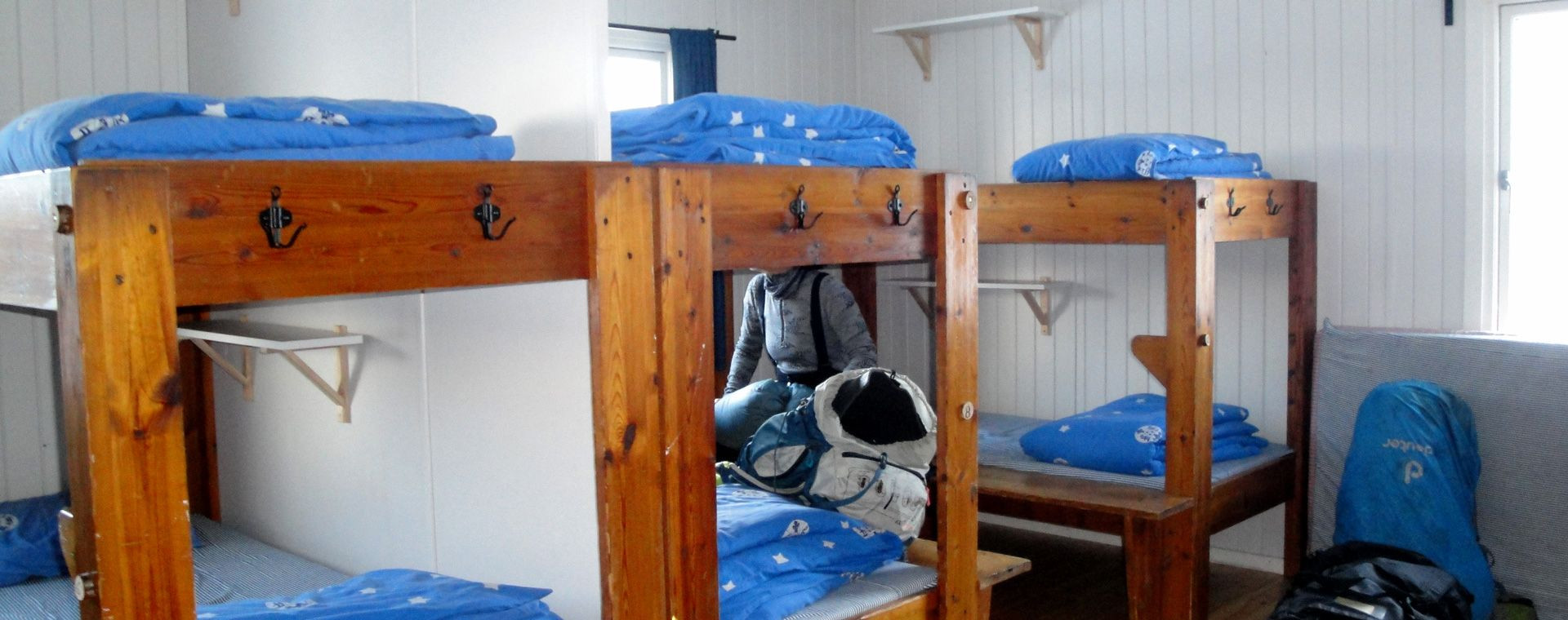 Dormitorio del rifugio sulla Kungsleden - Svezia