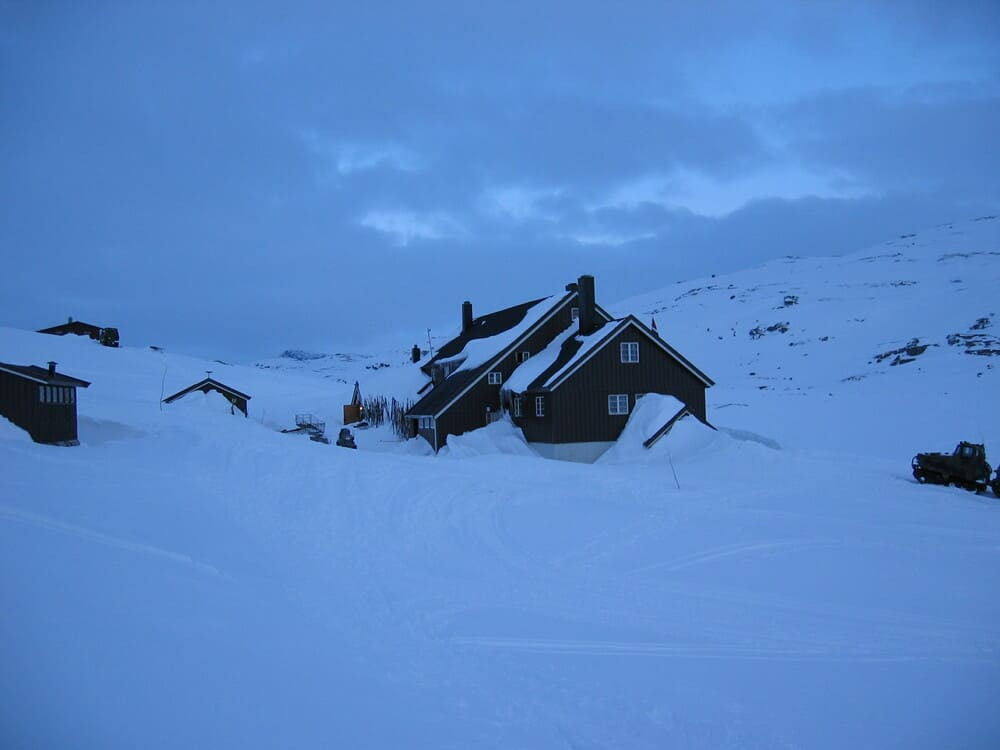 Rifugio di Finse in inverno - Norvegia