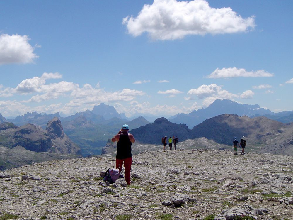 L'altopiano della Gardenaccia nel Parco naturale Puez-Odle, Dolomiti