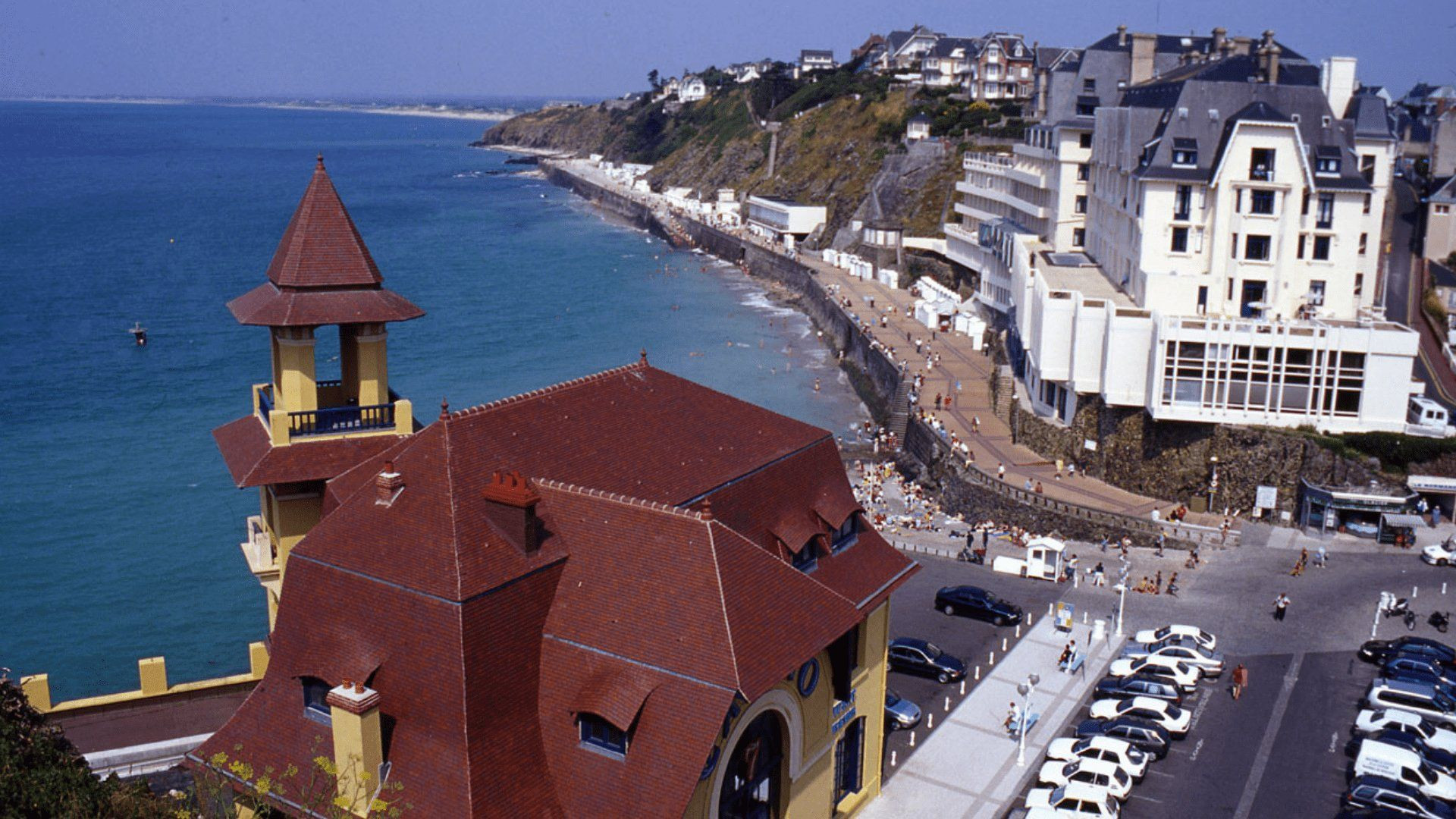 Lungomare e spiaggia - Granville - Manche - Francia