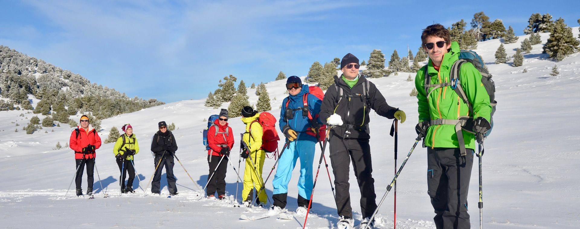 Gruppo di sci di fondo escursionistico - Vercors - Francia