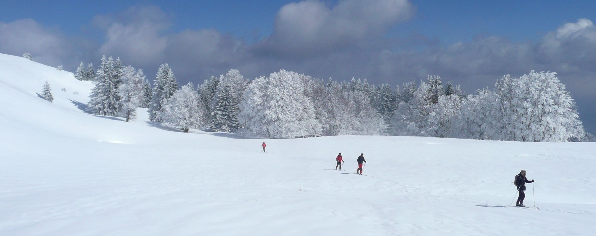 Escursione nordica guidata - creste del Vercors - Alpi - Francia