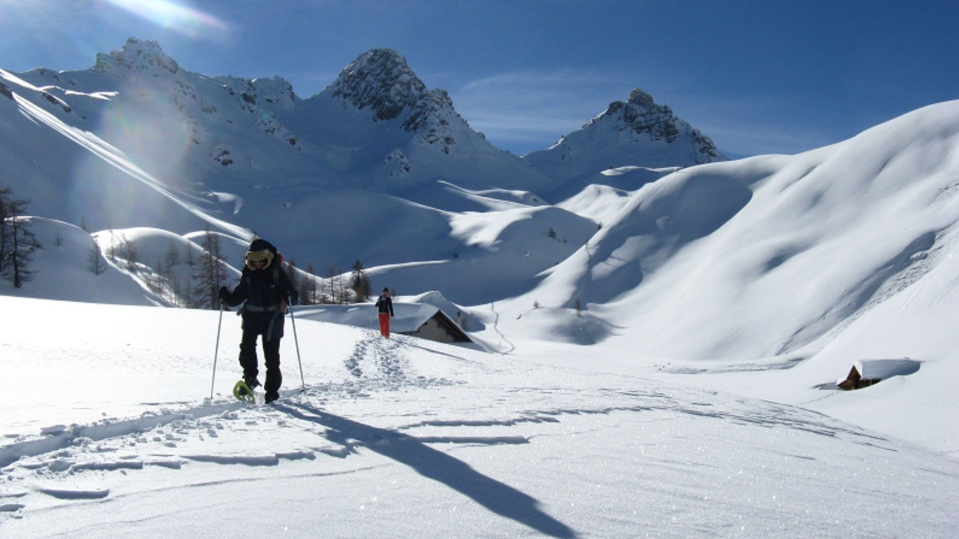 Escursione con le ciaspole nel Queyras innevato - Alpi - Francia