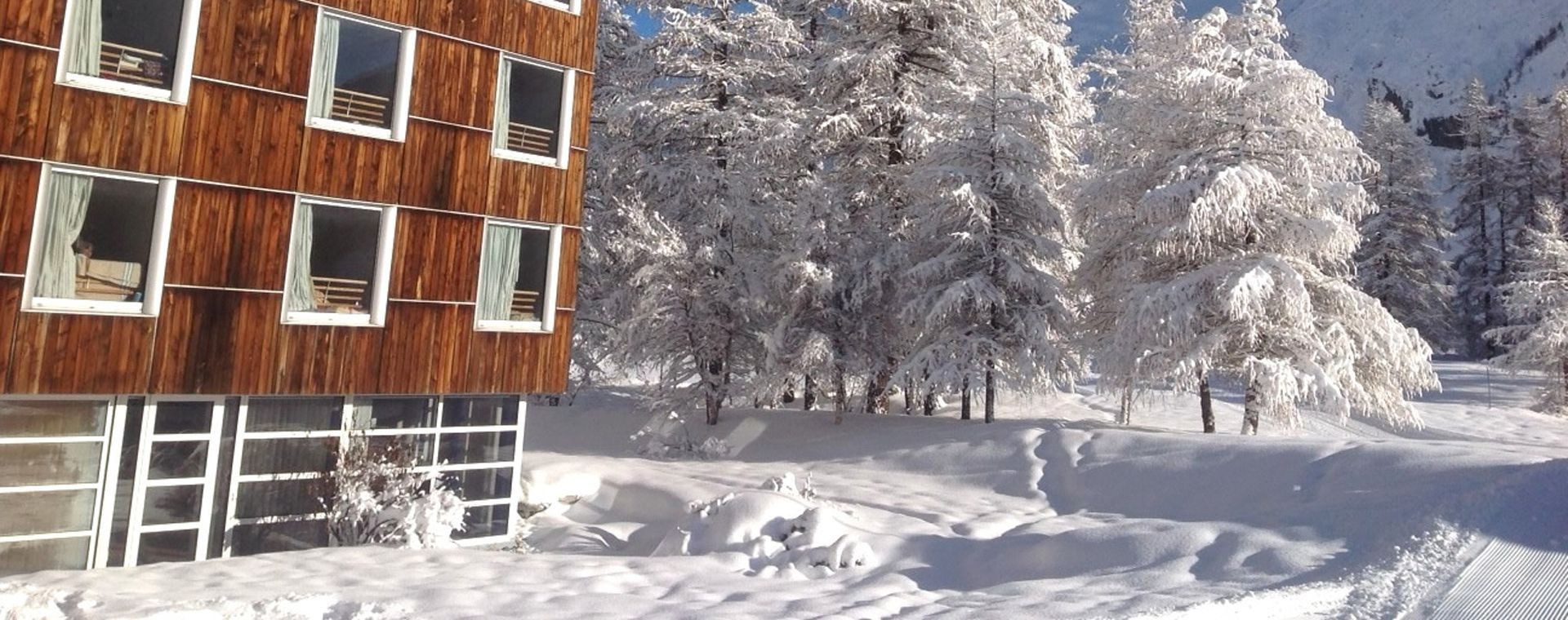 Alloggio sotto la neve in inverno - Bessans - Alta Maurienne - Francia