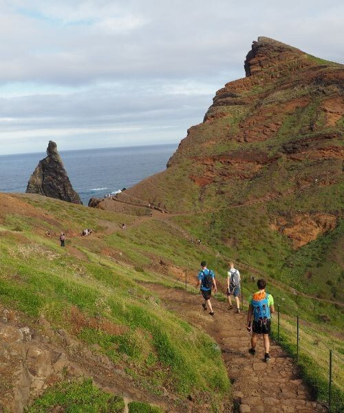 Escursionisti a Ponta de São Lourenço - Madeira - Portogallo