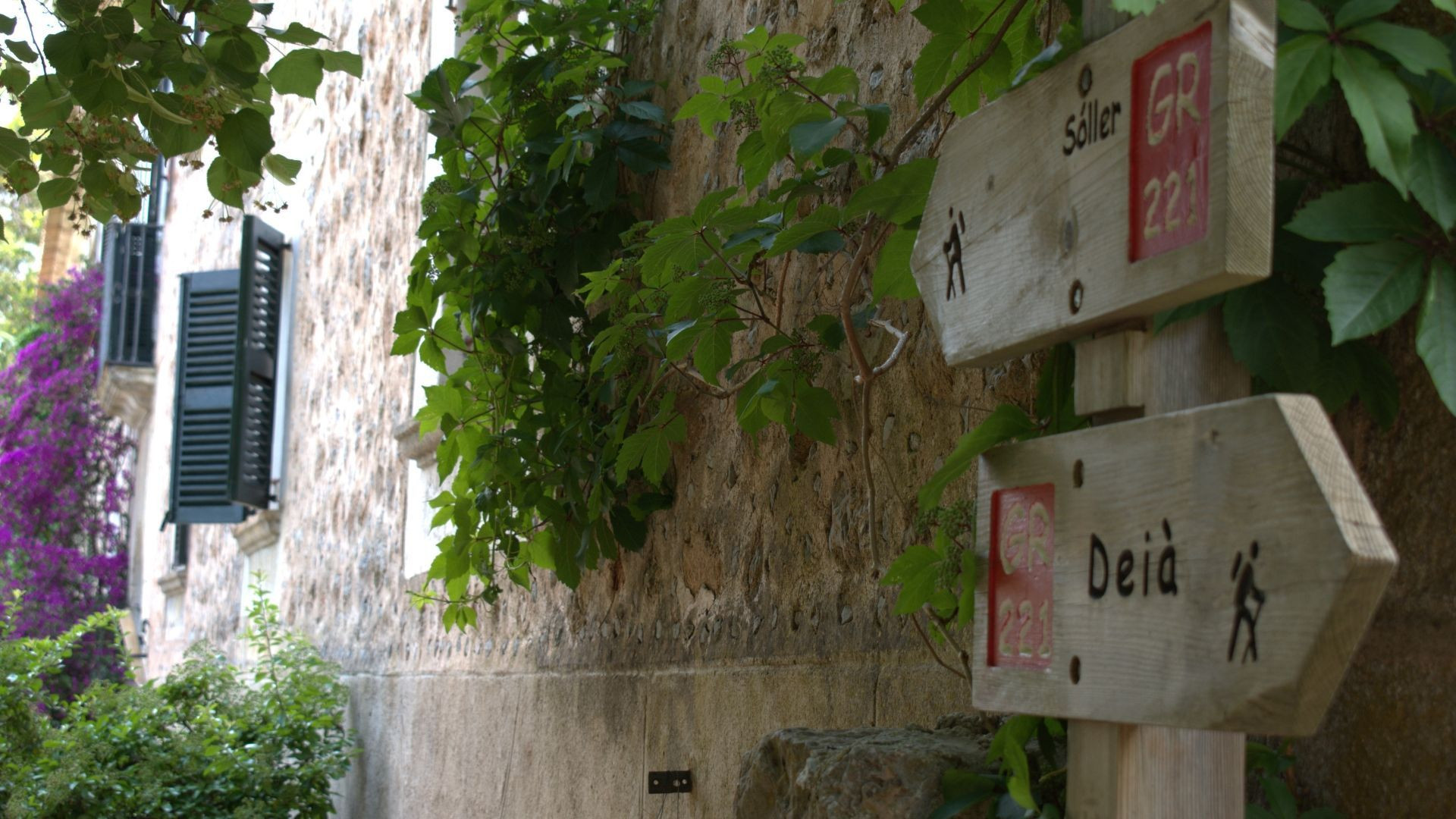 Cartelli escursionistici verso Sóller e Deià - Maiorca - Spagna