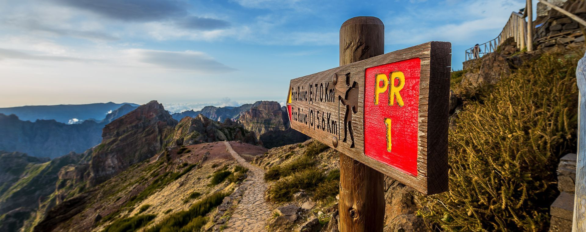 Segnaletica del sentiero escursionistico a Madeira - Portogallo