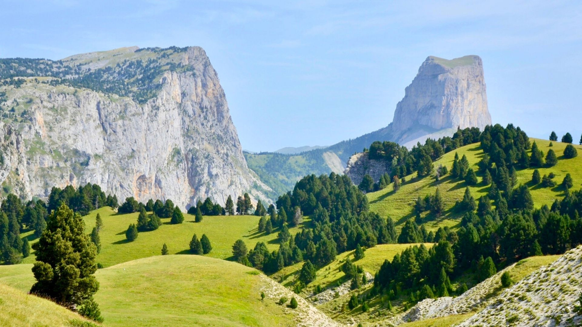 Monte Aiguille e prati - Vercors - Francia