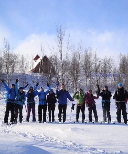 Giorno 7 - Arrivo sugli sci a Nikkaluokta sulla Pista Reale - Svezia