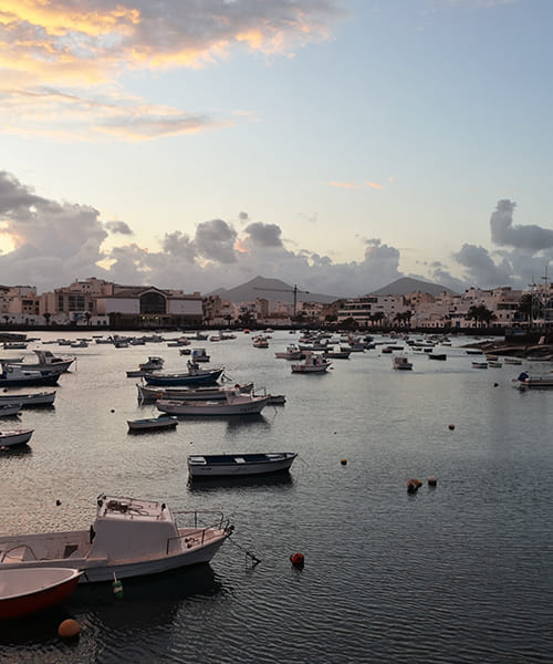 Giorno 7 - Tramonto sul porto di Arrecife - Lanzarote