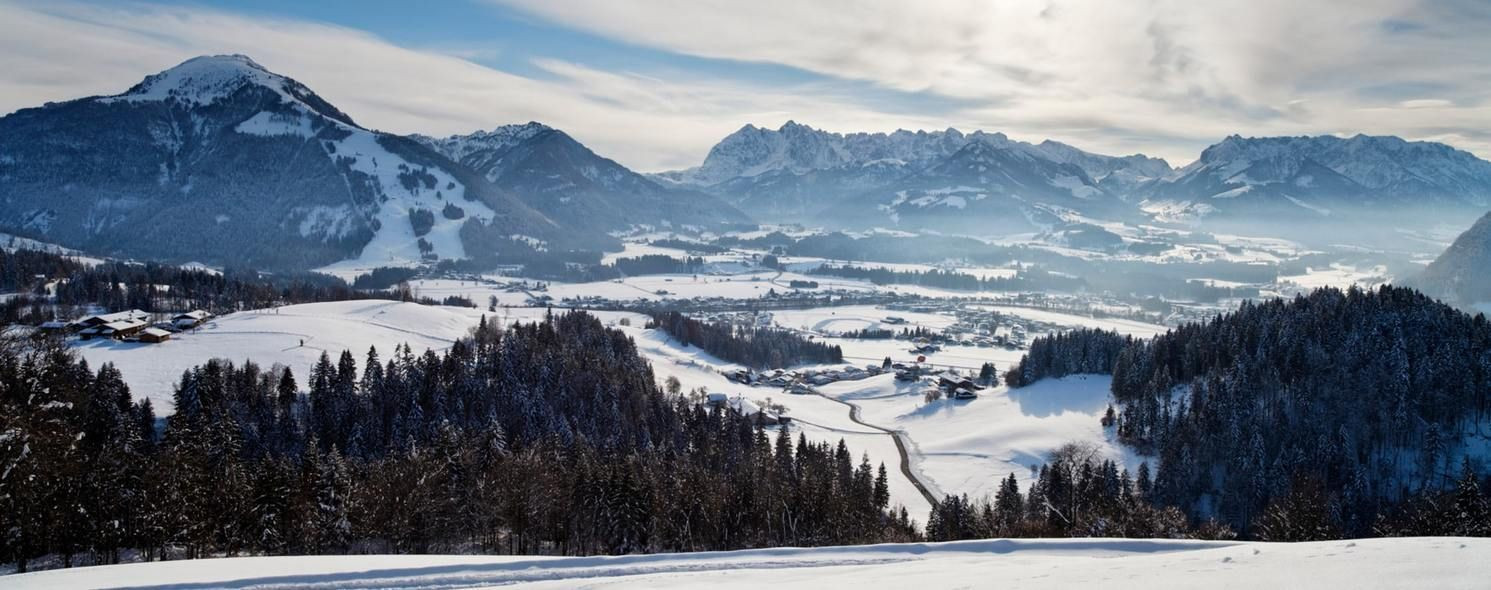 Regione del Kaiserwinkl in inverno - Tirolo - Austria