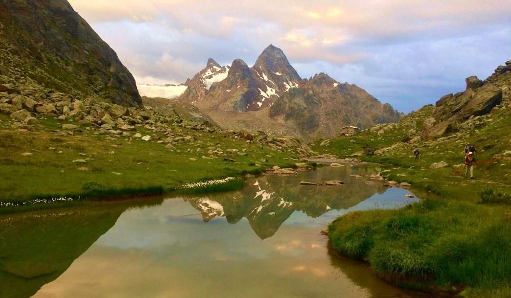 Lac d'altitude sur le Tour des Géants - Val d'Aoste - Italie
