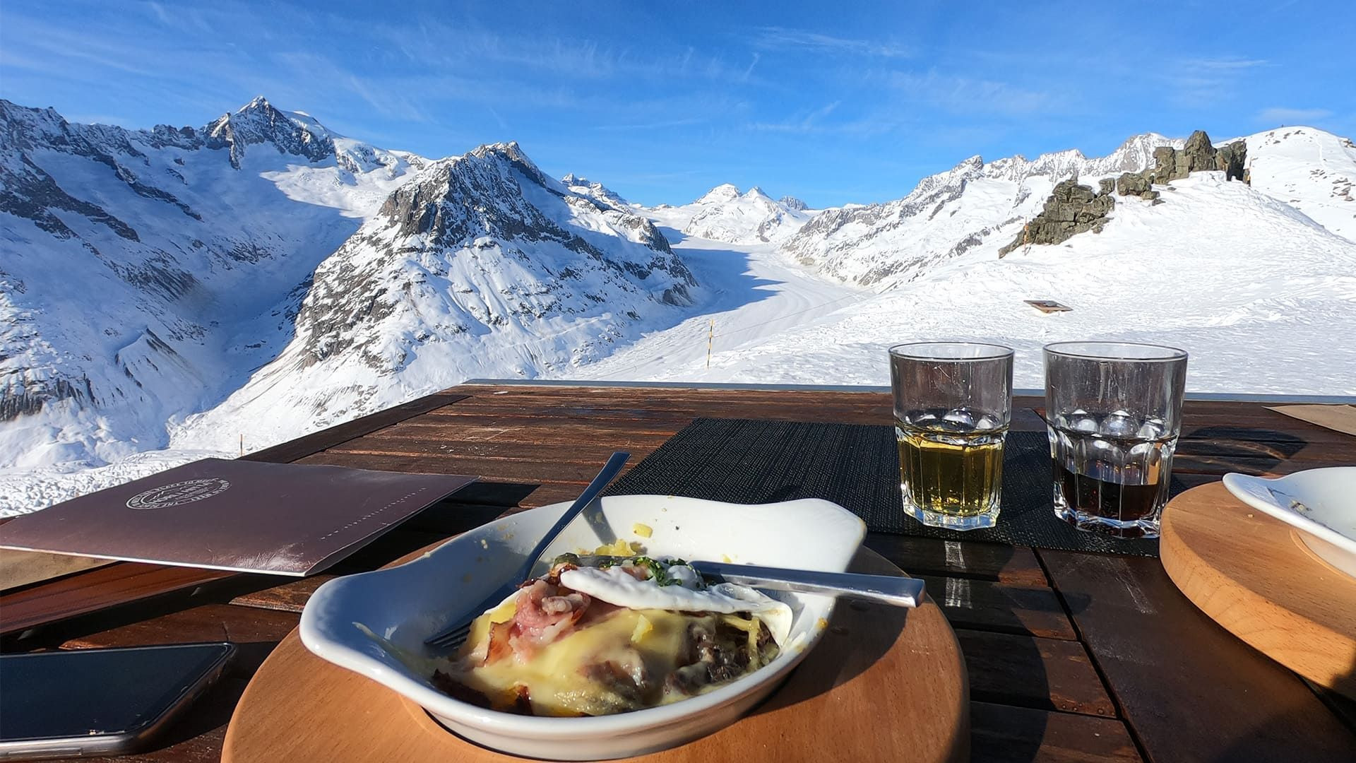 Pausa pranzo con vista - Aletsch - Vallese - Svizzera