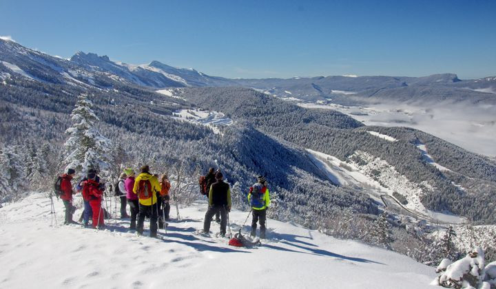 Escursione con le ciaspole davanti al massiccio del Vercors - Lans-en-Vercors - Francia