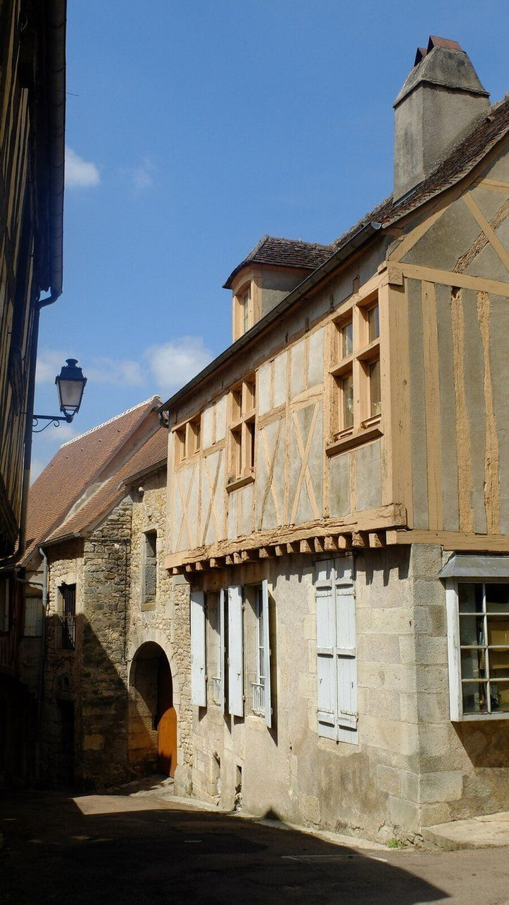 Via medievale a Clamecy - Nièvre - Borgogna - Francia