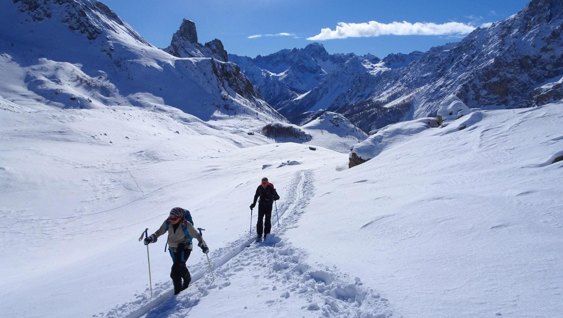 Ski de randonnée nordique - Val Maira - Italie