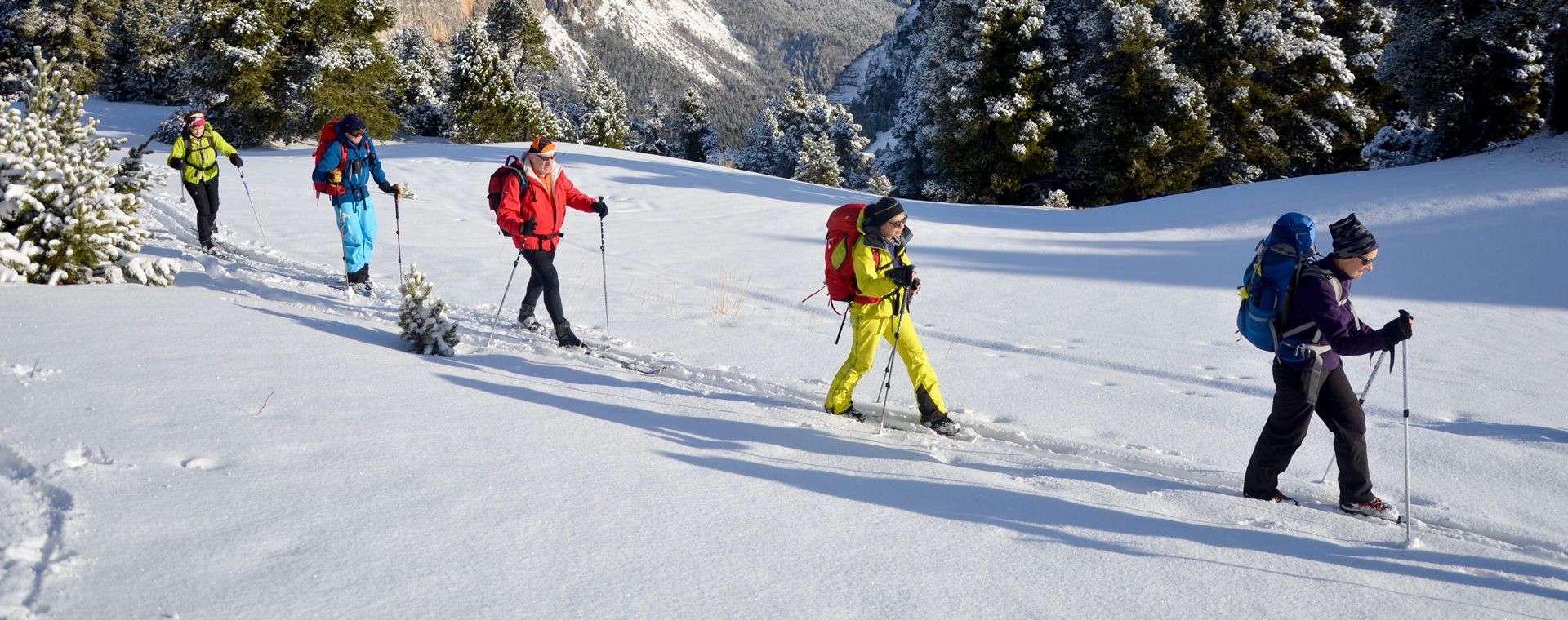 Sci alpinismo nordico sulla neve - Vercors - Francia