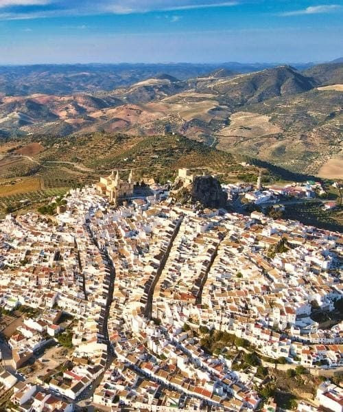 Olvera vista dall’alto - viaggio in Andalusia