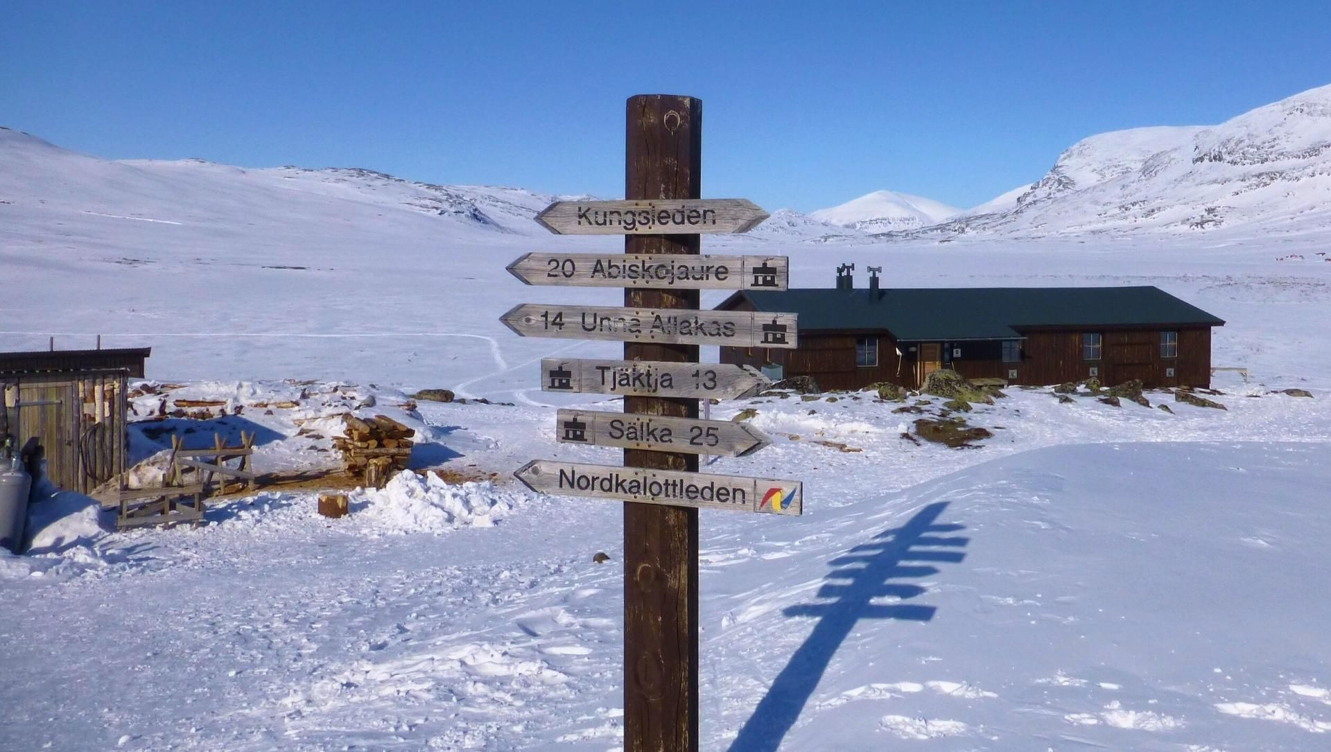 Segnavia e rifugi della Kungsleden - Svezia