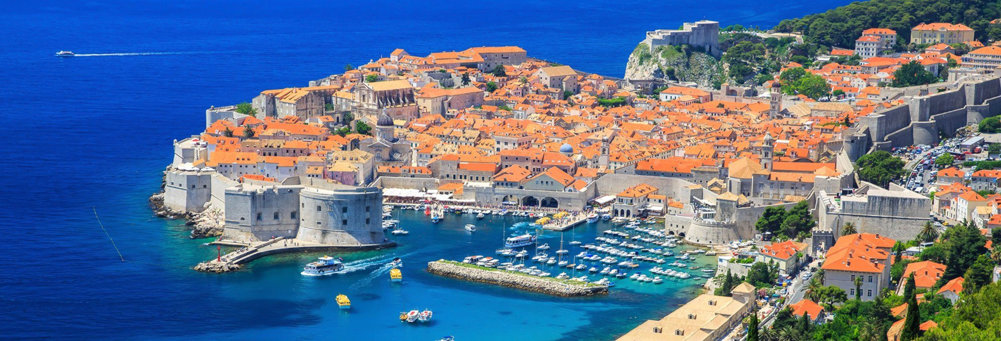 Veduta panoramica di Dubrovnik - Croazia