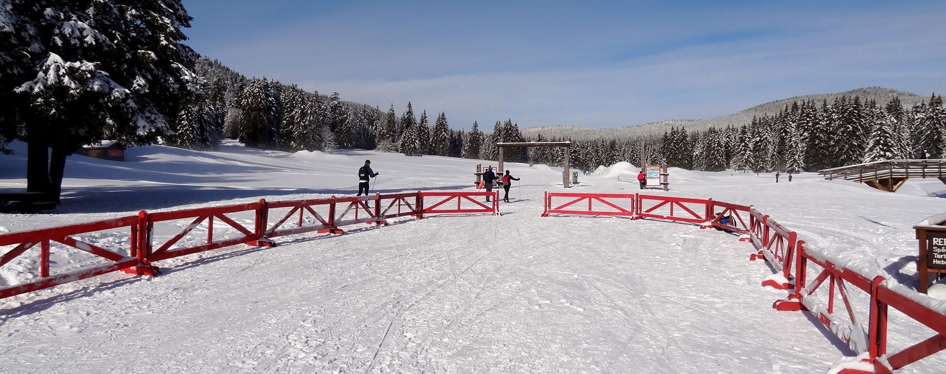 Altopiano di Gève innevato ad Autrans - Vercors - Francia