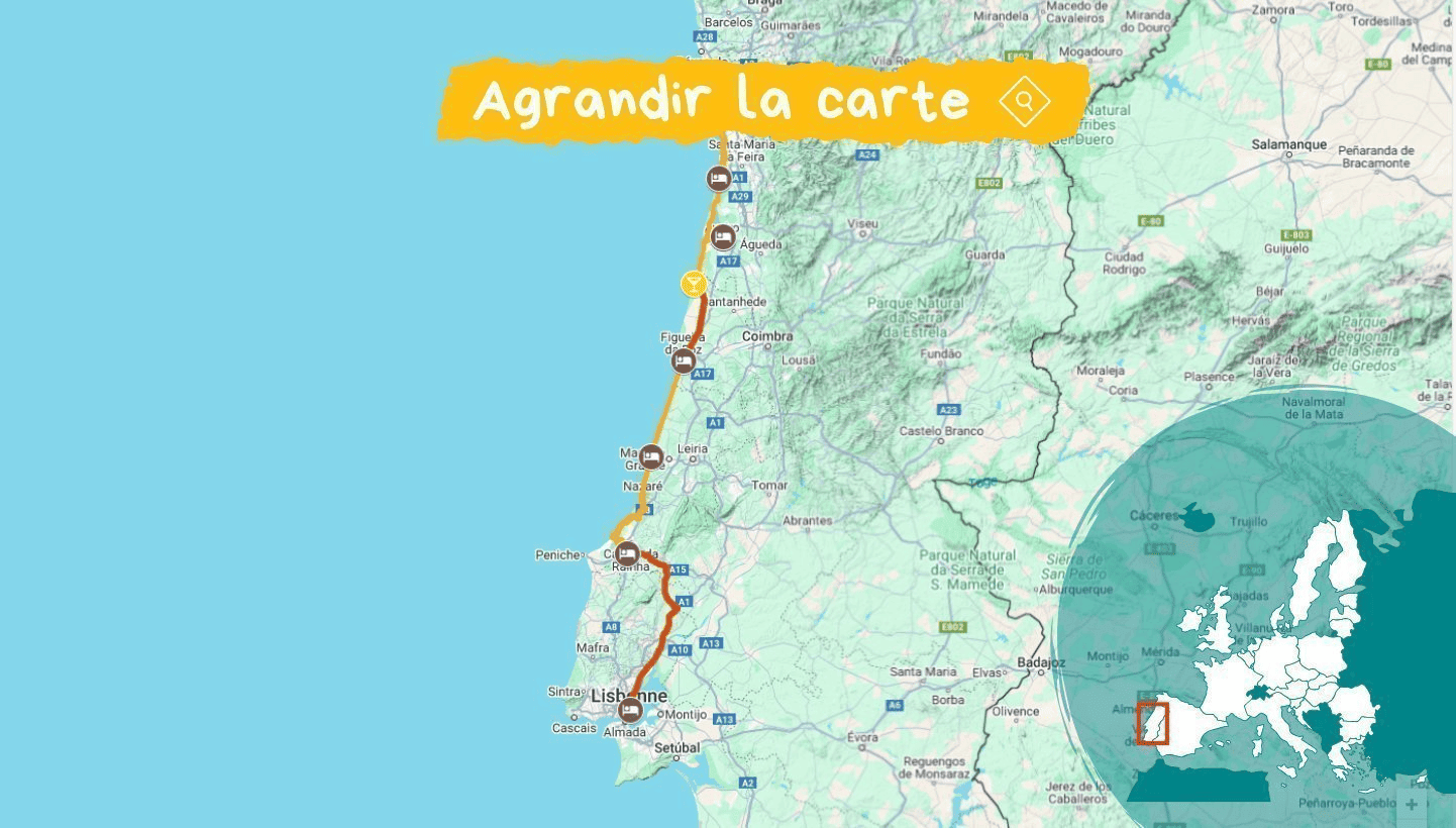Mappa del percorso