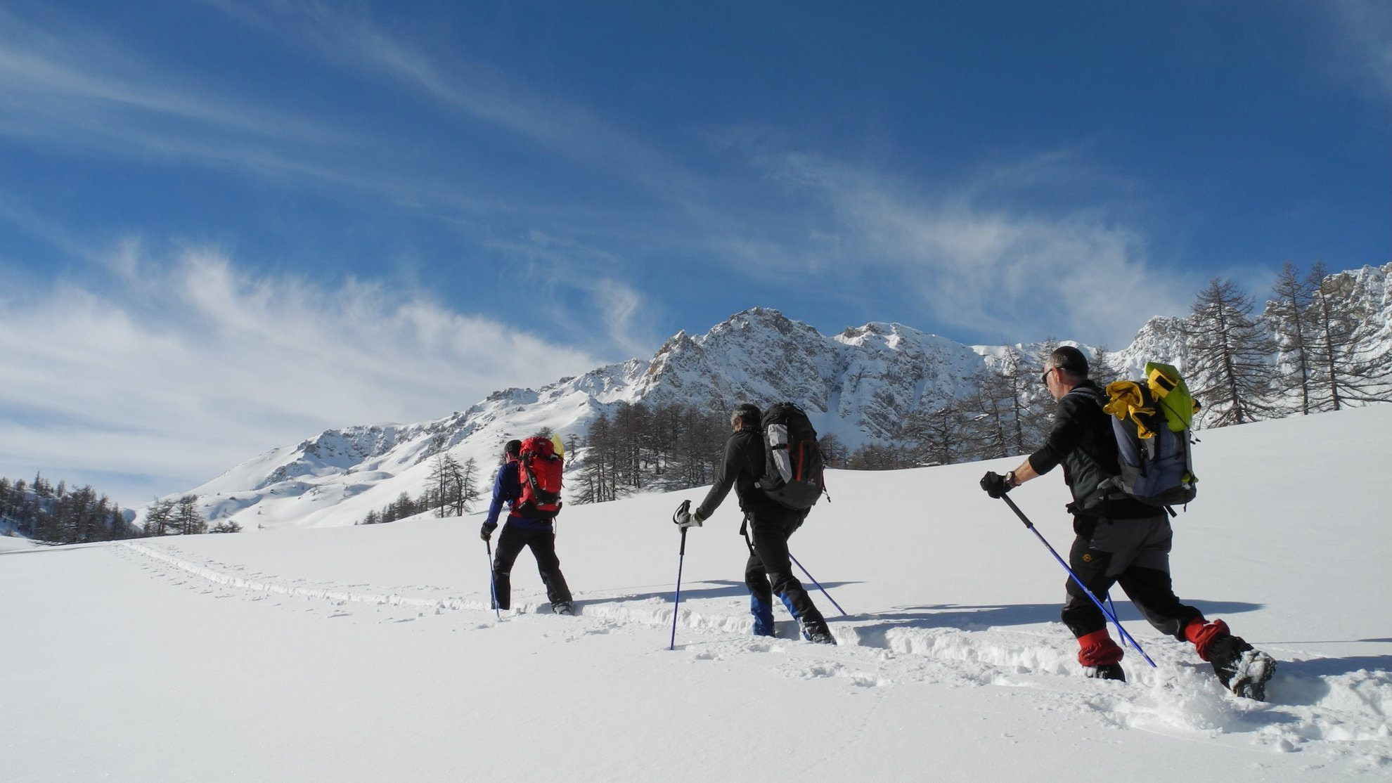 Sci alpinismo verso le cime innevate - Queyras - Alte Alpi