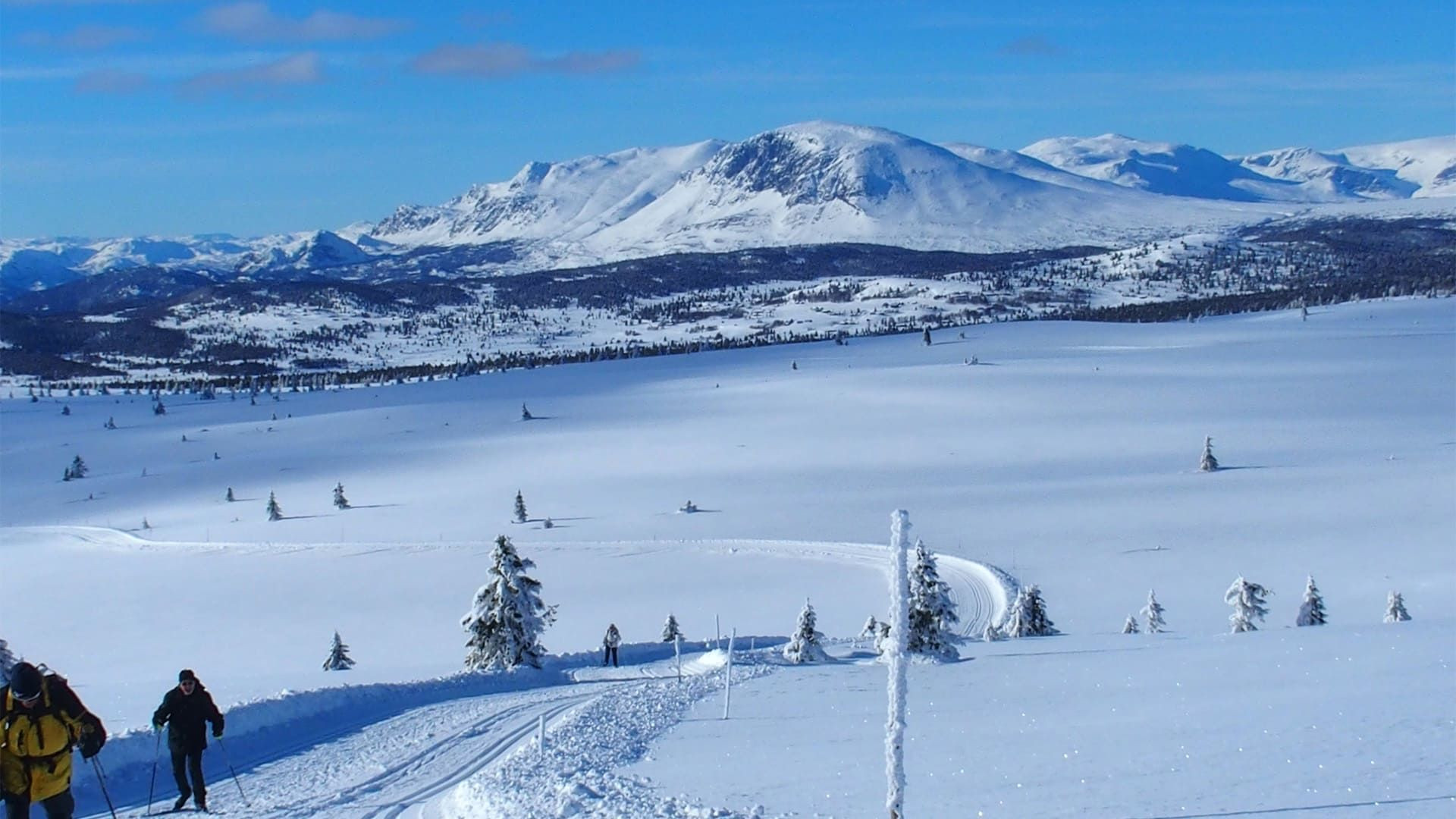 Sciatori a Golsfjellet - Norvegia