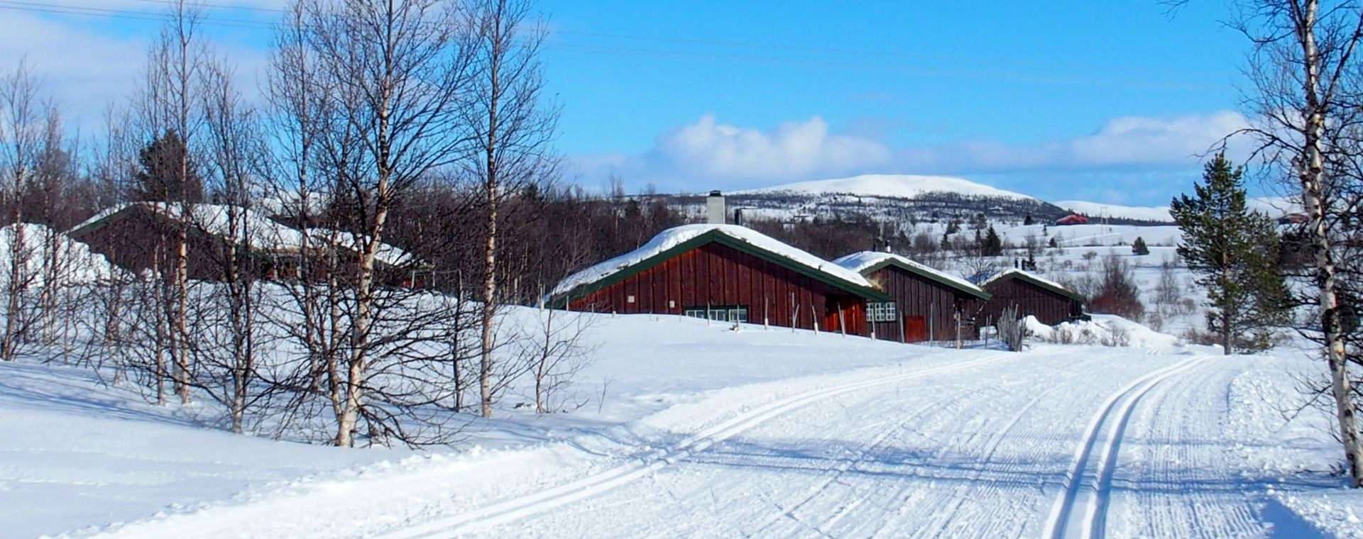 Piccola frazione di Venabu in inverno - Norvegia