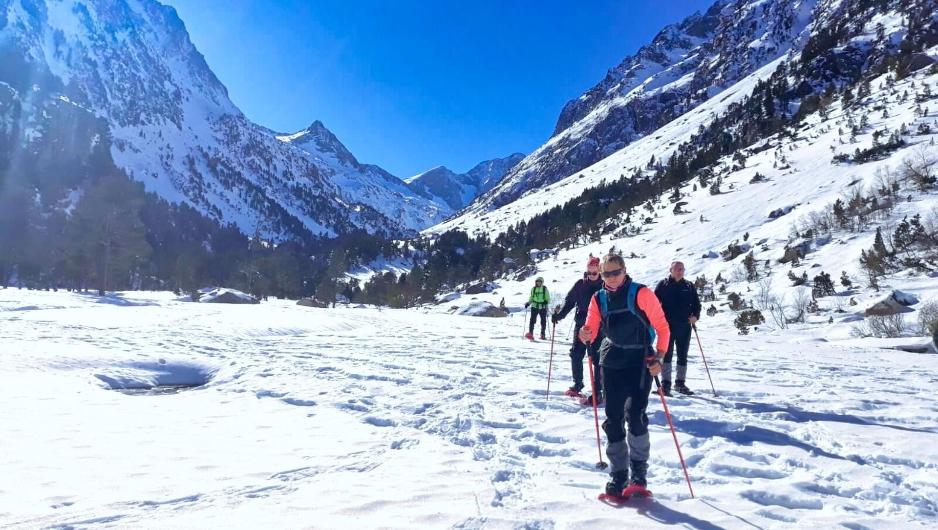 Escursione con le racchette da neve all’Hautacam - Pirenei - Francia