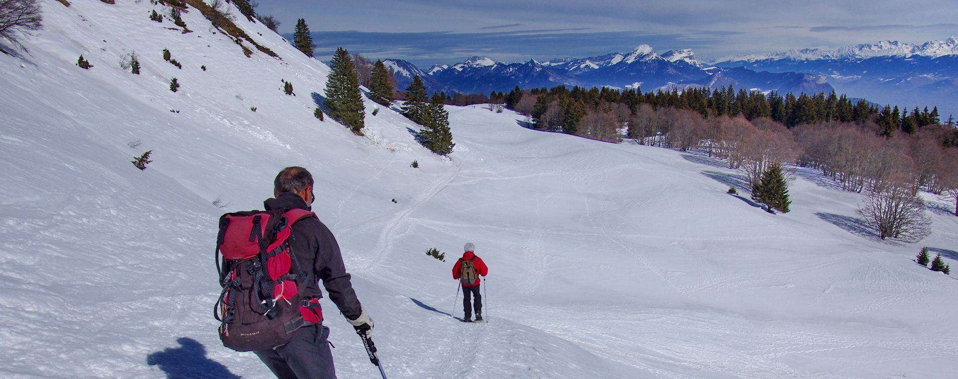 Escursione con le racchette da neve a La Molière - Vercors - Francia