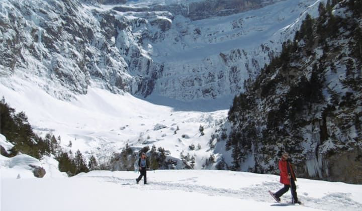 Escursione con le ciaspole nel circo di Gavarnie - Pirenei - Francia