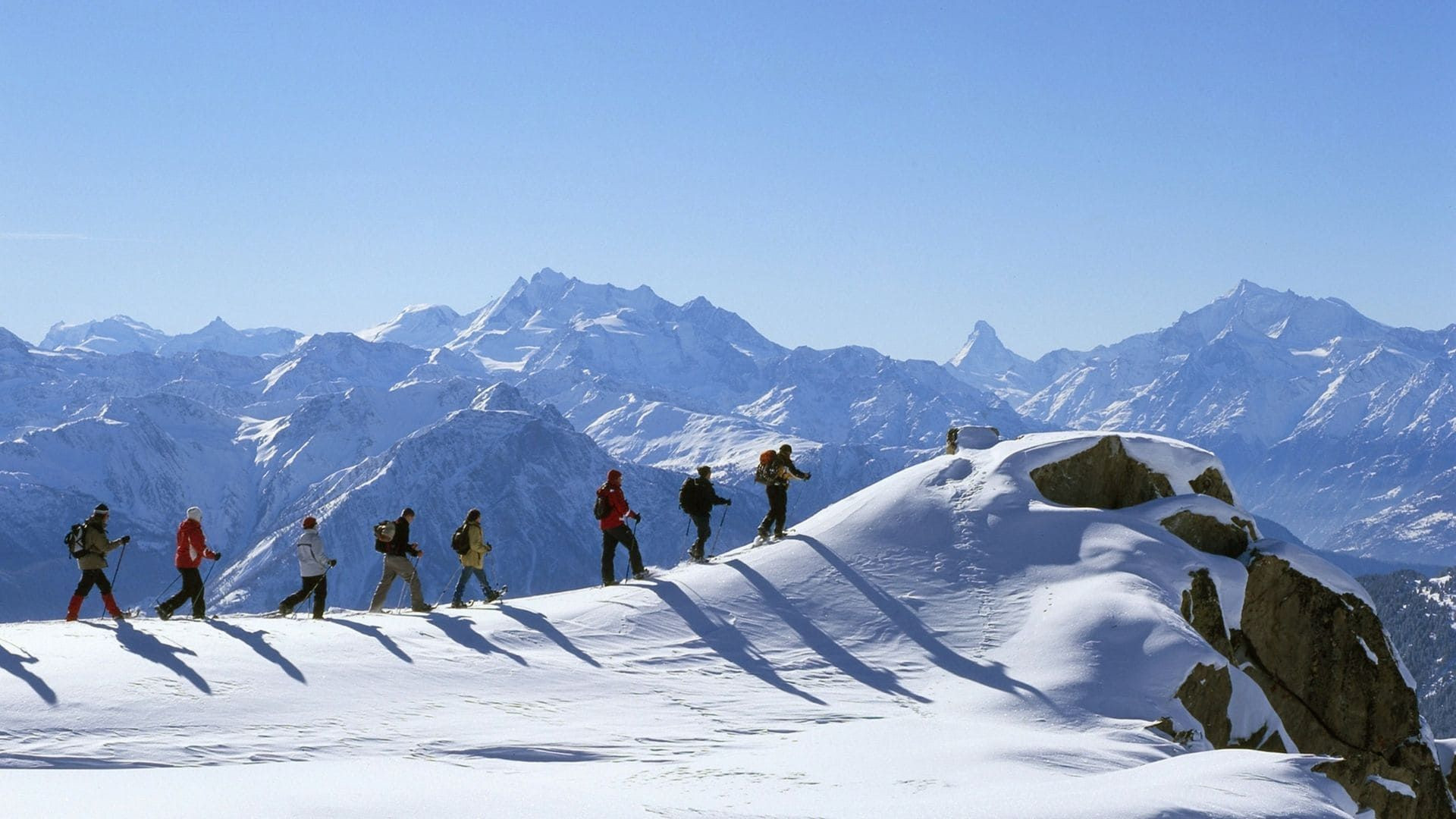 Escursione con le racchette da neve vicino all’Aletsch - Svizzera