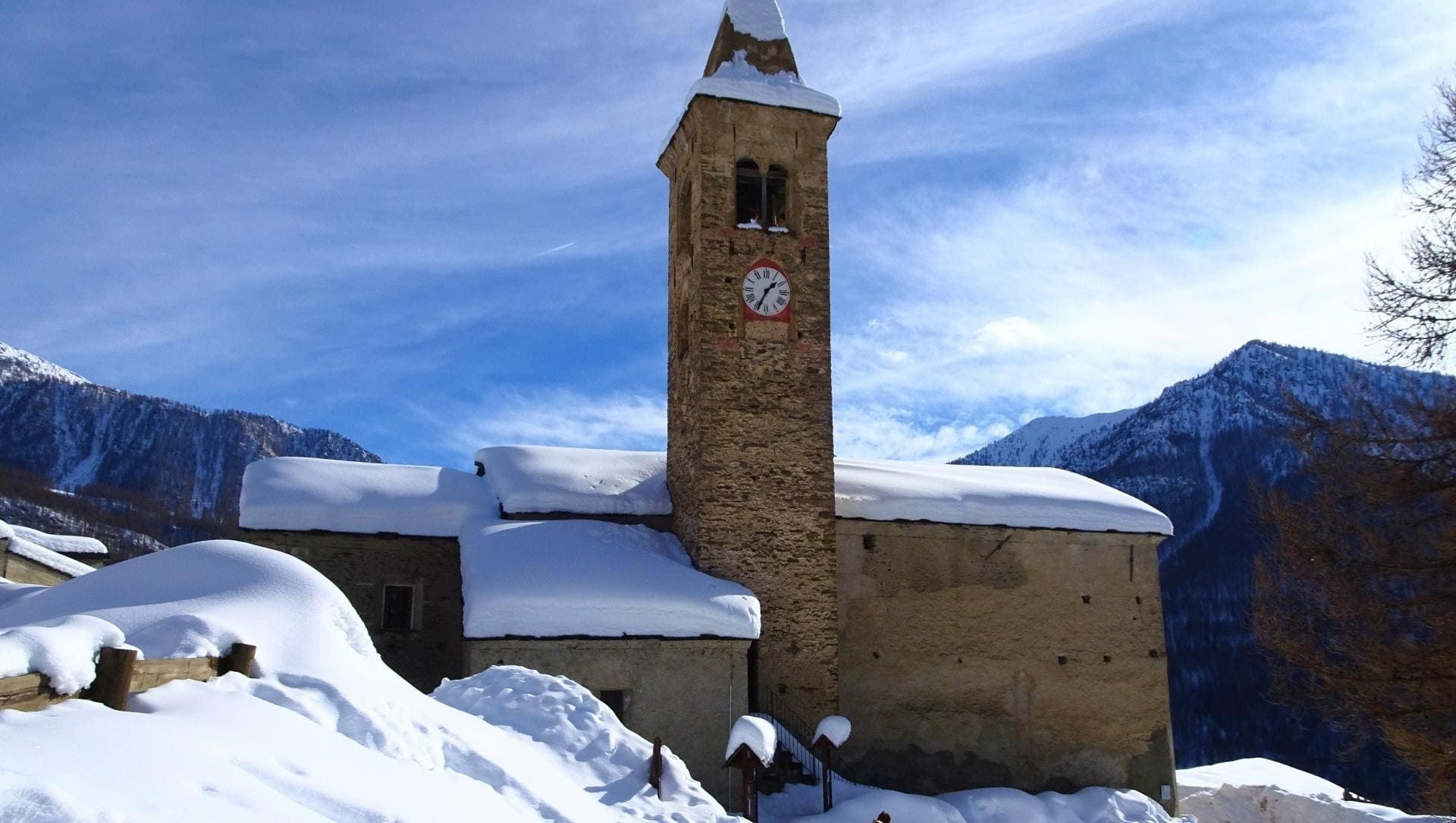 © Alain Leclère Raquettes - Val Maira - Italie