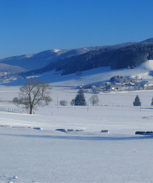 Valle innevata di Autrans-Méaudre - Vercors - Francia