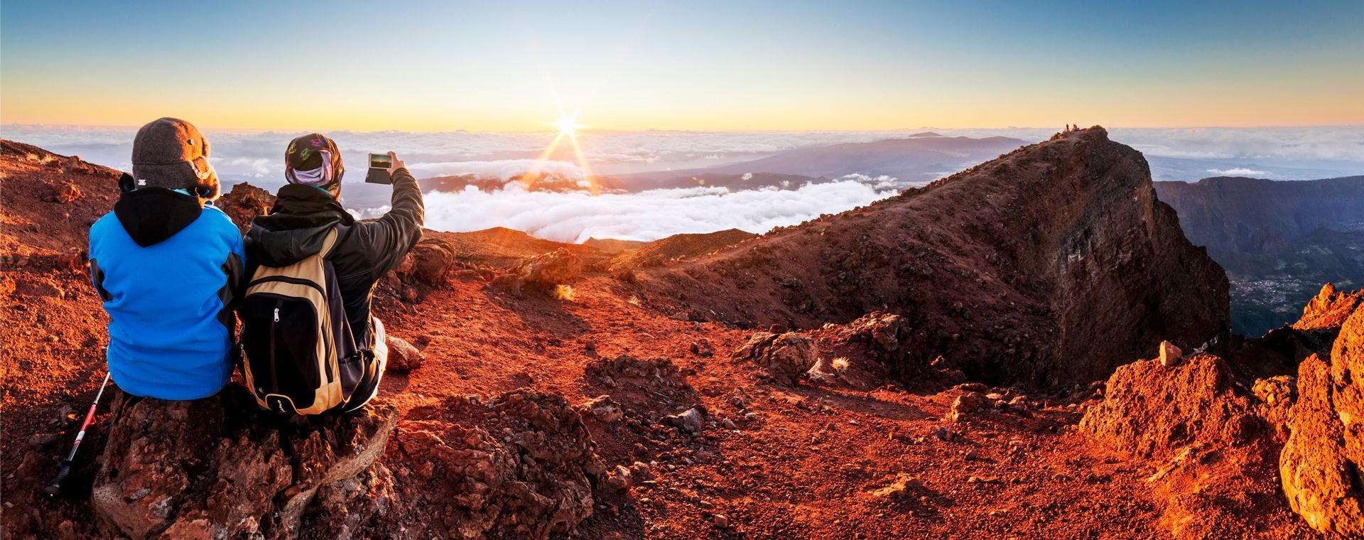 Alba sul Piton des Neiges - isola della Riunione