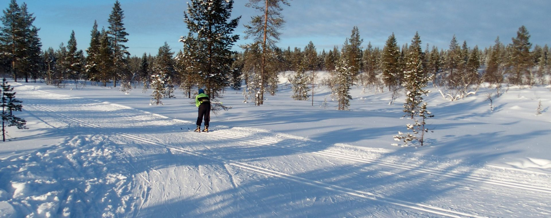 Discesa a tutta velocità sulle piste della Lapponia finlandese - Lapponia - Finlandia