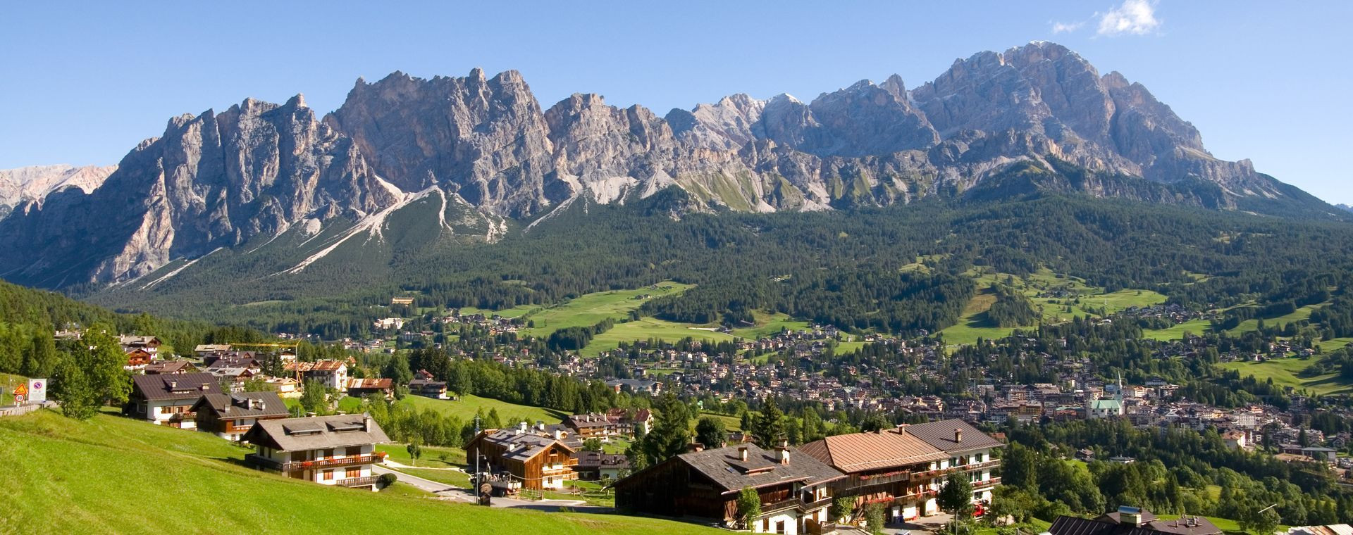 Ville de Cortina d'Ampezzo - Dolomites - Italie