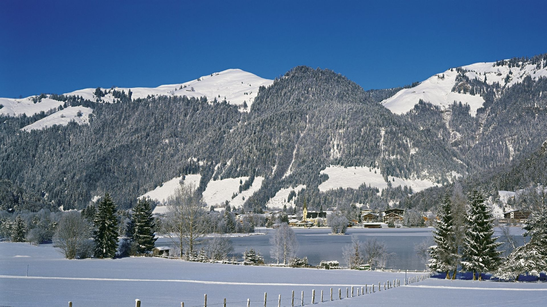 Walchsee in inverno - Austria