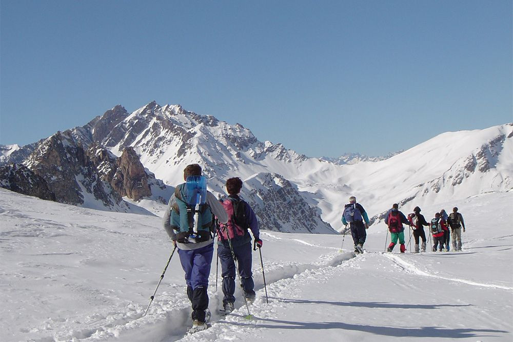 Sci alpinismo verso le cime innevate - Ubaye - Alpi