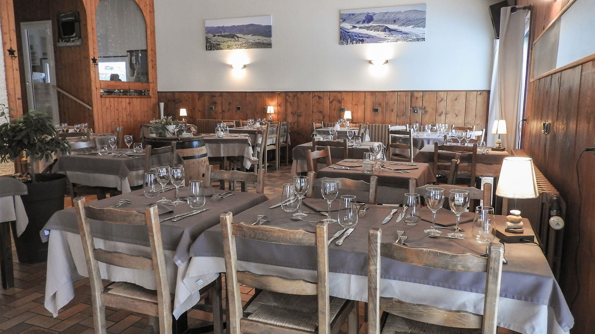 Sala del ristorante Vernay - Autrans - Vercors - Francia