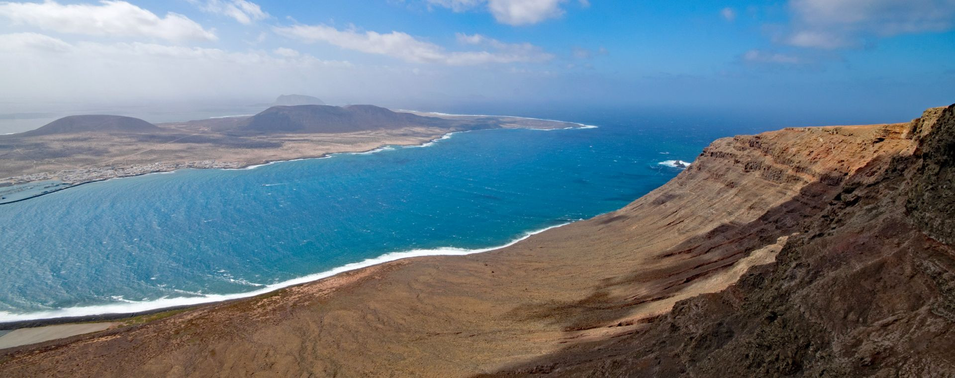 Vista dal Mirador del Río a Lanzarote - Spagna