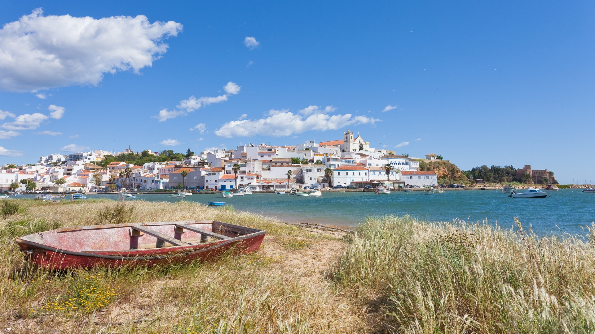 Vista sul villaggio di Ferragudo - Algarve - Portogallo