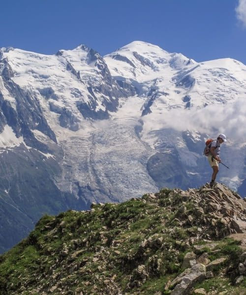 Vue sur le Mont-Blanc depuis le Brévent - Chamonix - France